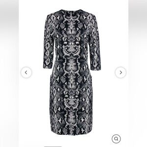 J. McLaughlin - Black & White Snake Print  Catalina Cloth